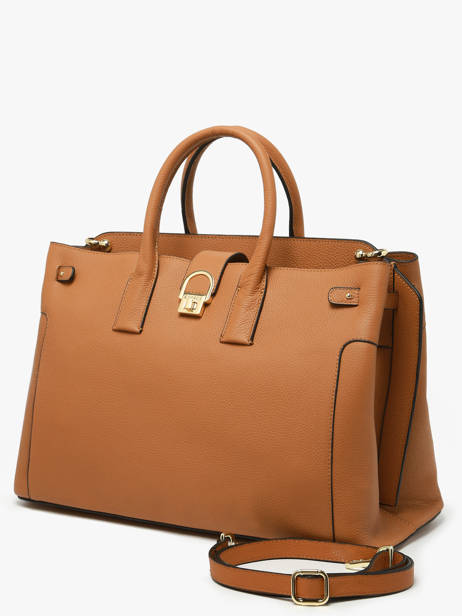 Sac à Main Equestre Cuir Etrier Marron equestre EEQT142L vue secondaire 2